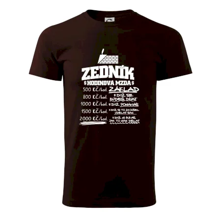 Hodinová mzda zedník