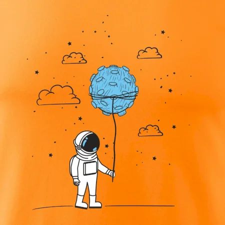 Astronaut s balónkem