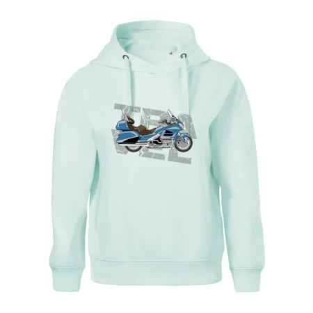 Cestovní motorka Amerika modrá