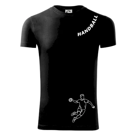 Handball nápis šikmo