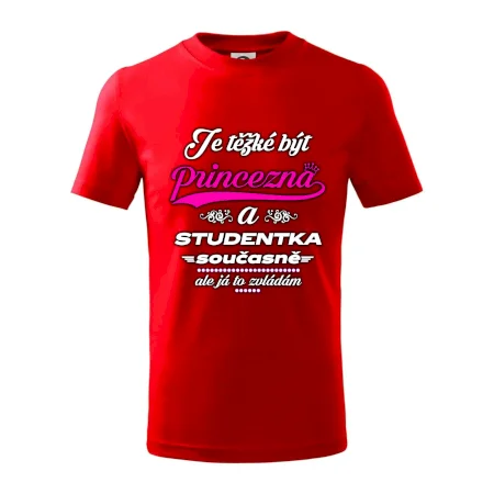 Je těžké být princezna - studentka