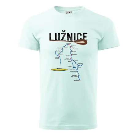 Mapa řeky Lužnice