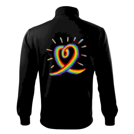 Srdce pride duha kreslená