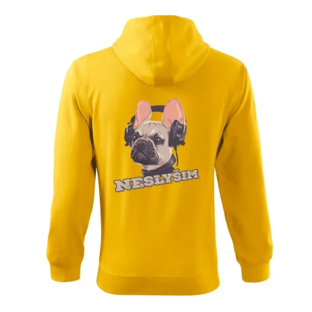 Francouzský buldoček neslyším