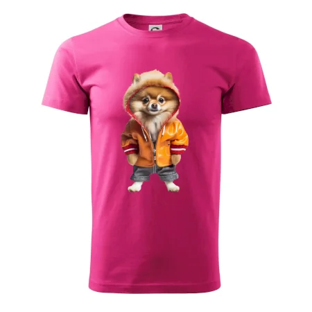 Pomeranian v bundě