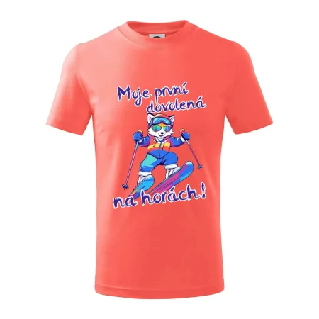 Moje první dovolená na horách modrá liška