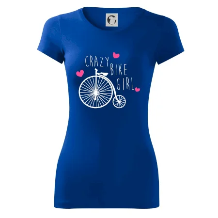 Crazy bike girl