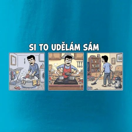 Si to udělám sám - muž s knírkem