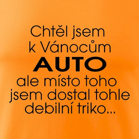 Chtěl jsem k Vánocům auto