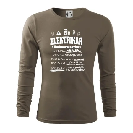 Elektrikář hodinová sazba