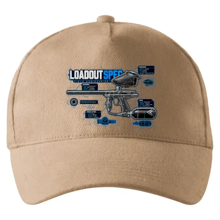 Technický výkres loadout spec paintball
