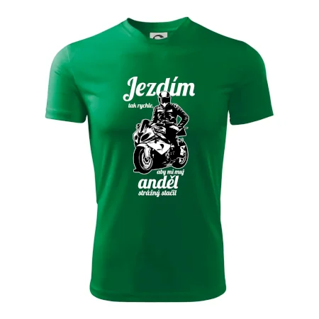 Silniční motorka - jezdím tak rychle, aby mi můj anděl strážný stačil
