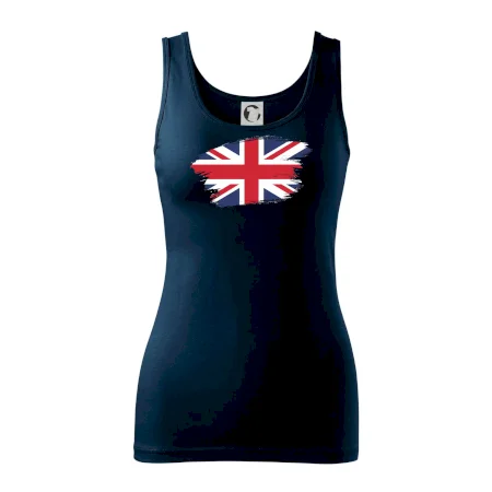 Britská vlajka roztrhaná