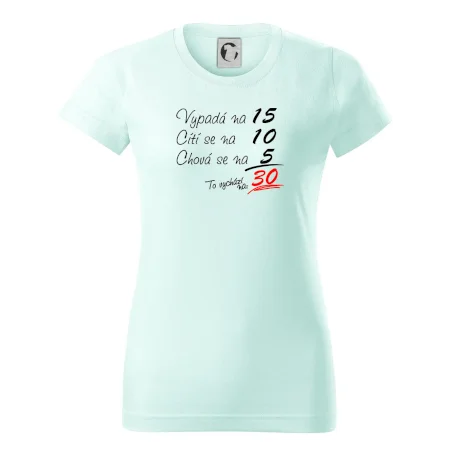 Vypadá, cítí se, chová se - 30 let