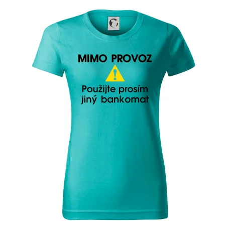 Mimo provoz - použijte jiný bankomat