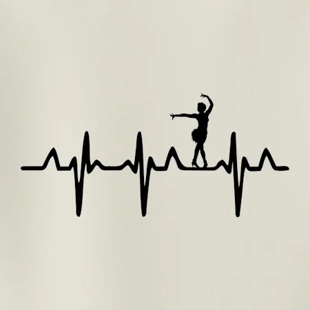 EKG tanečnice salsy