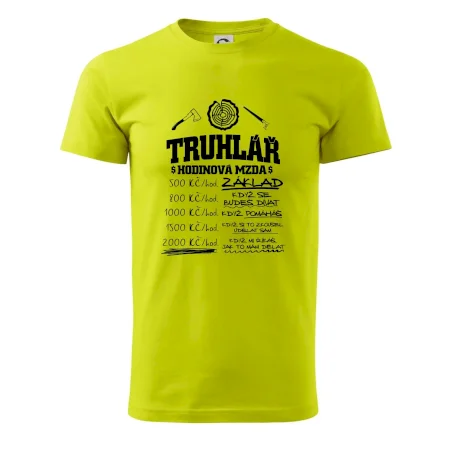 Hodinová mzda truhlář