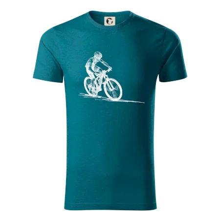 MTB kreslený cyklista