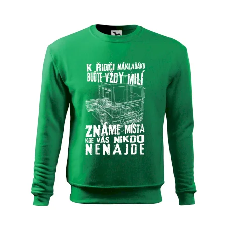 K řidiči náklaďáku buďte vždy milý