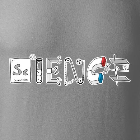Science věda nápis