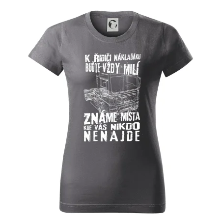 K řidiči náklaďáku buďte vždy milý
