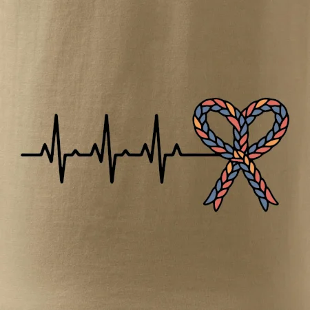 EKG srdce velikonoce