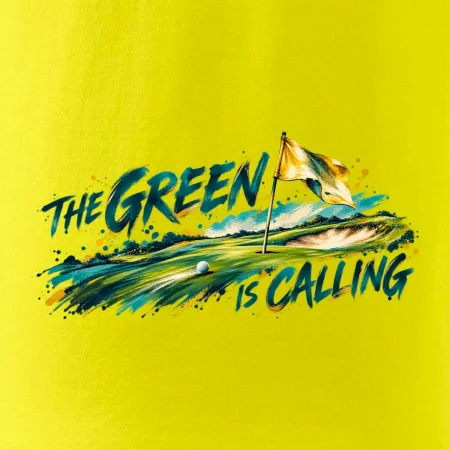 The green is calling malovaný golf