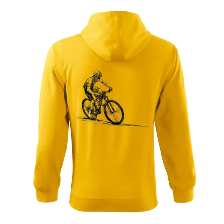 MTB kreslený cyklista
