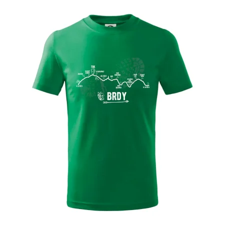 Profil kopců - Brdy