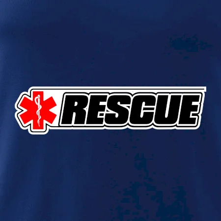 Záchranář rescue kříž červený