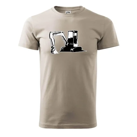 Bagr bez nápisu černobílý
