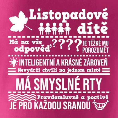 Narozeniny listopad