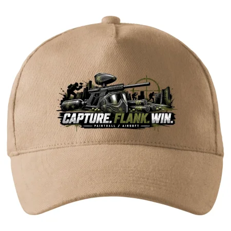 Taktika capture flank win paintball