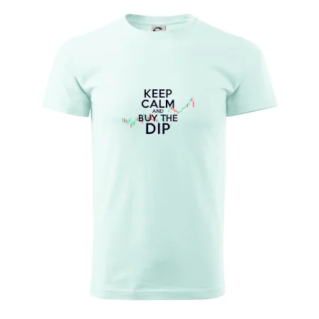 Zeleno červený graf Keep Calm and Buy the Dip