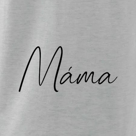 Nápis psací na prsou - máma