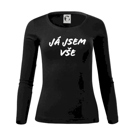 Nápis Já jsem vše!