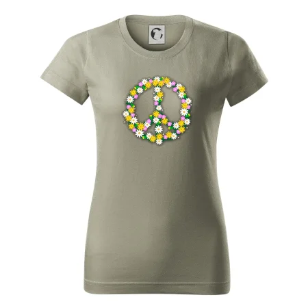 Peace symbol kopretiny