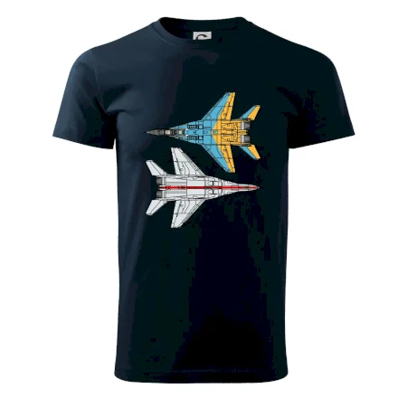 Mig 29 Fulcrum ze spoda a ze zhora
