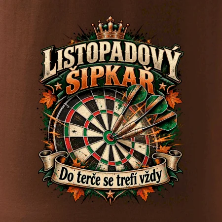 Listopadový šipkař mistr terče