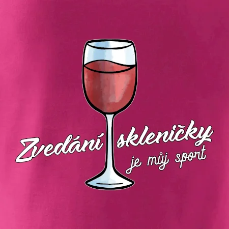 Zvedání skleničky je můj sport
