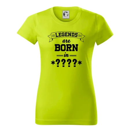 Legends are born in vlastní ročník