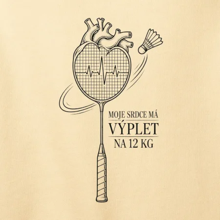 Badminton srdce s výpletem
