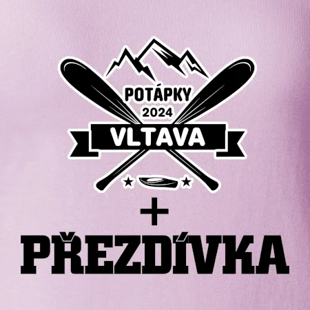 Na vodu - pádla hory (vlastní nápis)