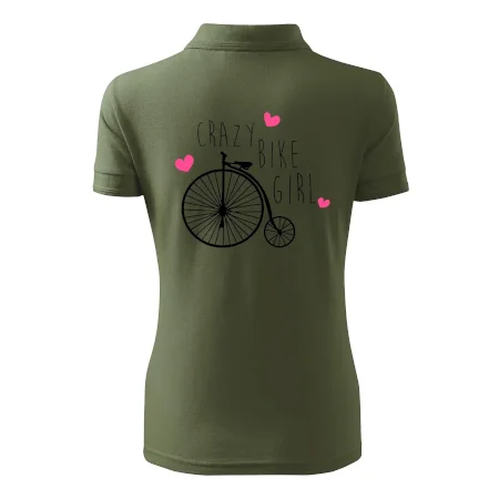 Crazy bike girl