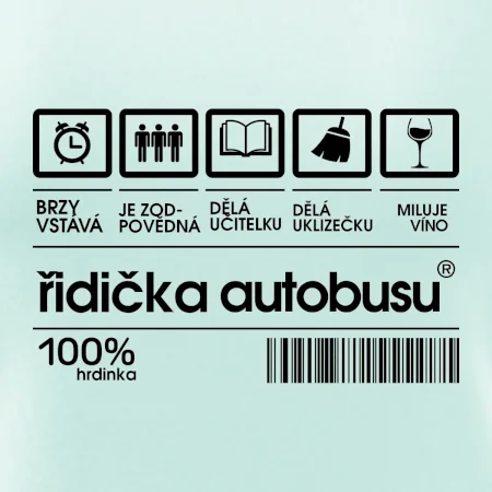 Čárový kód řidička autobusu