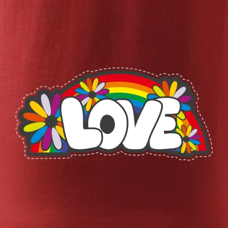 Love s duhou v pozadí