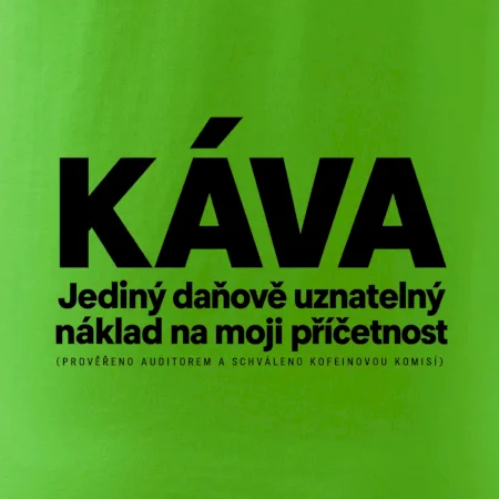 Káva daňově uznatelný náklad na příčetnost