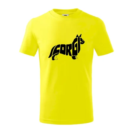 Corgi - nápis v těle