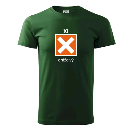 Xi Dráždivý - Výstražná tabulka na tričku