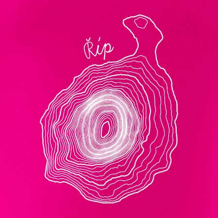 Říp - vrstevnice psací